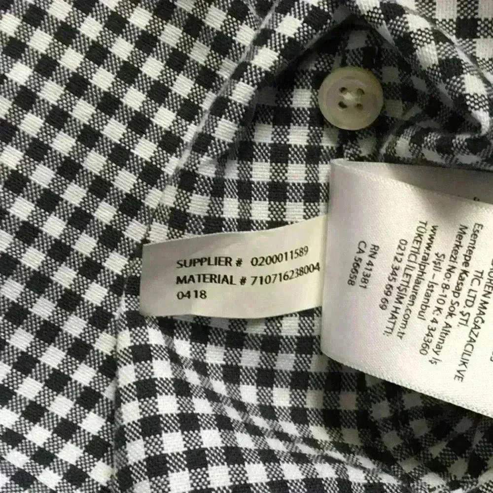 Ralph Lauren Gingham Slim Fit Shirt